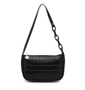 HBP Women Lady Messenger Bags Big Pattern Satchel Genuine Leather Shoulder Bag Chain Handbags Men Purse Black grid 20205