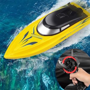 ElectricRC Boats Funny RC Speed ​​Boat Electric Toys for Children Remote Control Boats Kids Beach Toy Boys Ship Speedboat Swimming Pool Games Adult 220913