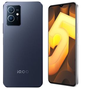 Original Vivo IQOO U5e 5G Mobile Phone 6GB RAM 128GB ROM Octa Core MTK Dimensity 700 Android 6.51" Full Screen 13MP AR OTG 5000mAh Fingerprint ID Face Wake Smart Cellphone