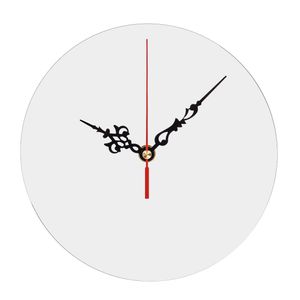 Sublimation Blanks Sublimation Blank Wall Clock Mdf Round Clocks Blanks Silent Non-Ticking Decorative Battery Operated For Diy Drop D Dhkg9