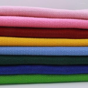 Clothing Fabric Variety Of Solid Color Satin Wool Organic Fabrics For Autumn And Winter Coat Scarf Cape Production cmX50cm cmX45cm