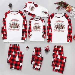 Família combina com roupas de Natal de Natal Conjunto de Família Combating Roupfits Plaid Mãe Filha Padre Filho Pijamas de Natal Conjuntos Mãe Mãe Mommy Roupas 220913