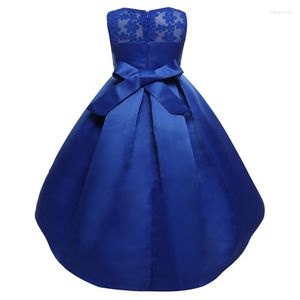Girl Dresses Design Vestido Comunion Sweetheart Formal Occassion Dress For Kids Retail Boutiques Butterfly Lace Belt High Quality