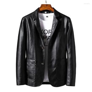 Men's Jackets Men's Spring And Autumn Leather Clothes Slim Fit Korean Small Suit Youth 2022 Collar Jacket Trend Coat