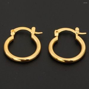 Hoop örhängen modell rund cirkel guld färg etiopiska och dubai afrikanska smycken Europa