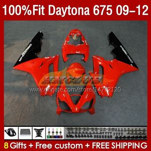 OEM Fairings for Daytona 675 675R 2009-2012 09 12 Hodowork 150no.103 Daytona675 2009 2010 2011 2012 Body Daytona 675 R 09 10 11 12 Ingection Molding Red Glossy