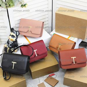 Luxury TB Small Leather brand Lock Bag Shoulder clutch classic Embossing with shoulder strap Designer Women s men wallet famous totes handbag tote crossbody Bags