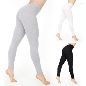 Leggings da donna Moda da donna Donna Donna Dimagrante Pantaloni modellanti skinny Legging fitness Pantaloni elasticizzati a vita alta Nero Grigio