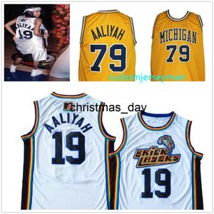 カレッジ79 Aaliyah Jerseys 19 Aaliyah Brickyers Basketball Jersey White MensステッチカスタムメイドサイズS5xl