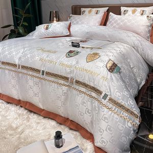 Set di lenzuola Forniture per biancheria da letto Tessili per la casa Modello di stampa diagonale