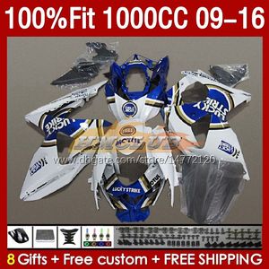 Injektionsmässa för Suzuki GSXR-1000 K9 GSXR 1000 CC 151NO.37 GSXR1000 09 10 11 12 13 14 15 16 1000CC 2009 2010 2012 2013 2014 2015 2016 Oem Fairing Lucky Strike Blk