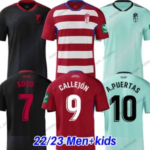 Jersey Callejon achat en gros de Camiseta Grenada CF Soccer Jerseys Callejon A Pueras Soro Uzuni Granada Football Shirts Men Kids Kit Jersey
