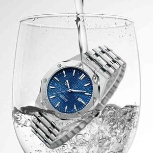 Luxury masculino relógio mecânico 10 atm a base de aço inoxidável de aço inoxidável