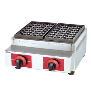 GH56 Gás/elétrico comercial Takoyaki Fish Ball Machine para restaurantes Snack Bar Kitchen Equipment