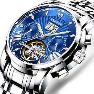 Wristwatches Men's Mechanical Watch Automatic Date Waterproof Luminous Pointer Calendar Business