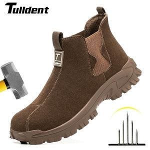 Boots europeiska standard höga toppsäkerhetsskor män antismashing antipiercing arbetslitesbeständig manlig oförstörbar 220913