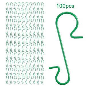 Dekoracje świąteczne 100pcs ozdoby s HAPE Hooks Dekoracja drzew Multi Curs Holders HaPe Hook Dropship 220912