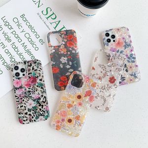 Flower shell pattern Phone Cases For iPhone 14 14Pro 13 12 11 prevention shells