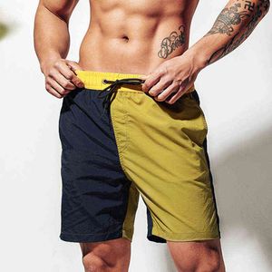 Roupas de banho masculinas 2020 Desmiit Swimwear Men shorts Swimmingwearwear masculino praia touch shorts linhados ladeados de boards swimsuit esporte curto j220913