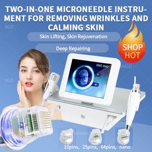 Gold RF Microneedling Machine Lifts And Tightens Removes Wrinkle Stretch Marks Whitening And Rejuvenation Salon