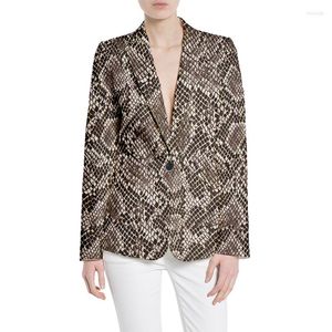 Männer Anzüge Vintage Frauen Blazer Druck Mäntel Jacke High Street Fashion 2022 Übergroßen Elegante Dame Mantel Amerikanischen Stilvoll