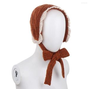 Berets Outdoor Lace Earflap Solid Color Hair Band Headband Warm Earmuffs Cold Protection Ear-Muffs Plush Ear Warmer Cover Nice