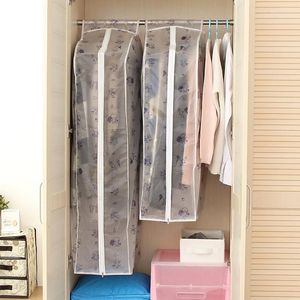 Storage Bags Dust Thickened Woven Cover With Cotton-padded For Suit Overcoat Jacket Clothes Bag Hanging Organizer 60XX