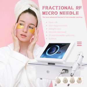 2023 New Microneedle RF Facial Care Wrinkle Skin Lifting 대형 스크린 안전한 안전한 편리하고 효율적인 뷰티 악기
