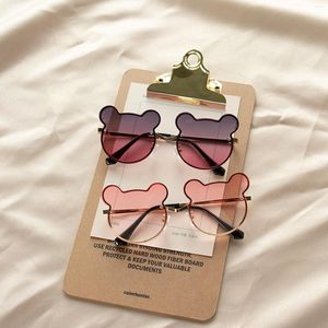 Hats Kids UV400 Sunglasses Cute Cartoon Bear Shaped Frame Outdoor Beach Eyeglasses For Toddler Boys Girls