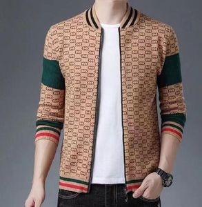 Maglioni da uomo Giacca di lusso a maniche lunghe hip-hop Cappotto maglione cardigan lavorato a maglia alla moda di design