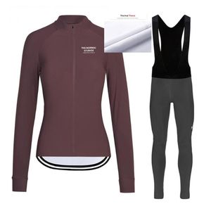Racing Set PNS Pro Women Winter Thermal Tops Quality Fleece Plush Pants Cycling Mountain Bike Wear Equipment277V