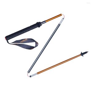 Trekking Poles Aonijie 2st E4201 M-POLE Folding Ultralight Quick Lock vandringslopp som körs pinne kolfiber 110-130 cm