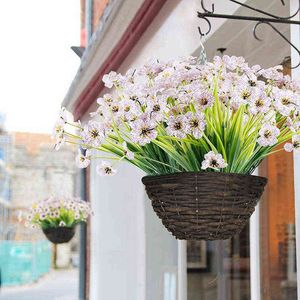 Faux Floral Greenery Artificial Flower Silk Plum Blossom For Home Garden Wedding Hotel Table Window Decoration Accessories J220906