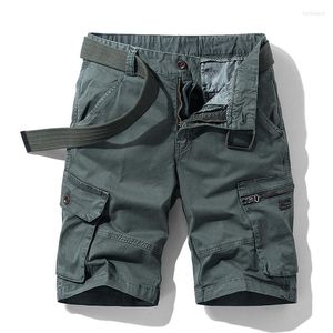 Men's Shorts Men's Frock In Summer Fashion Trend Cotton Multi-Pocket Straight Loose Casual Pants Five Minutes