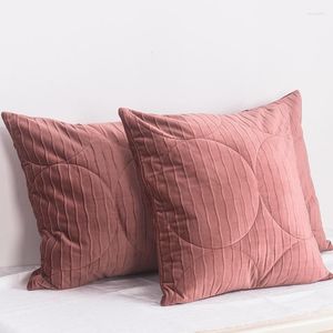 Pillow Cilected Modern Simple Flannel Pillowcase Velvet Sofa Throw Cover Home Bed Decorative Large Size 50X90Cm