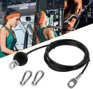Accessories Fitness Gym Cable For Home Pulley Machine Length Adjustable Heavy Duty Steel Wire Rope Equipment LAT Pull Down