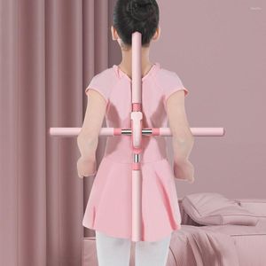 Accessories 2pcs Yoga Body Hunchback Corrector Adjustable Stainless Steel Stick Cross Open Back Standing Training For Home Gym