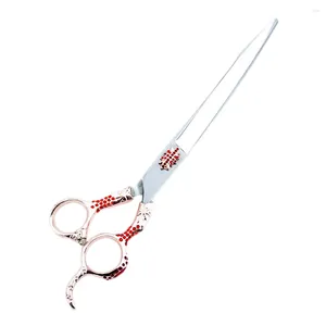 Inch Red Diamond Japanese Stainless Steel 440C Professional Dog Grooming Hair Cutting Scissors Pet Shear