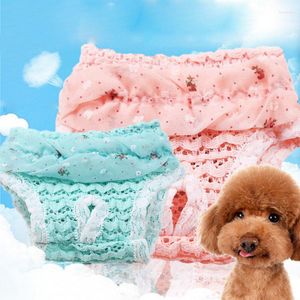 Dog Apparel 1Pc Physiological Pants Diaper Sanitary Washable Female Animal Panties Shorts Undies Briefs For Pet XS-XXL