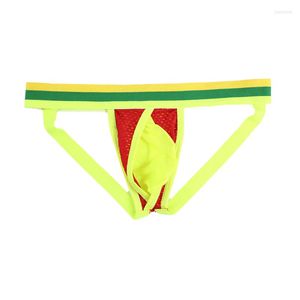 Unterhosen Männer Unterwäsche Tanga Sexy Männliche Nylon Mesh Slips Cueca Homosexuell G-String Jockstrap U Convex Hosen Männer T-back