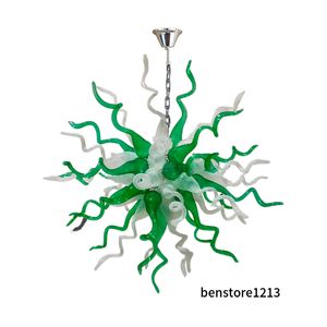 Moderna pendellampor Fancy Mouth Blown Glass Chandelier Light Deft Design Borosilicate LED -glödlampor Belysning Bostadsmässigt Små färgad hängande fixtur LR1481