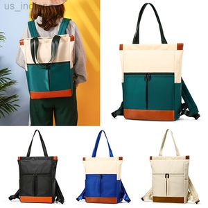 Laptop Bags Fashion Women Backpack Leisure Trip Rucksacks Handbag SchoolBag Large Capacity Ladies Laptop Shoulder Bags Variable Back pack L220908