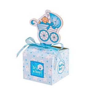 Confezione regalo 50 pezzi Regalo in cartone Scatola di caramelle Decorazione per auto per bambini Artigianato Baby Shower Conservazione Bomboniere per feste Esposizione Eco-friendly 220913