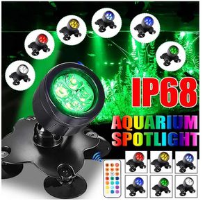 LED Underwater Lights Waterproof Lamp RGB 36leds Underwater Spot Light for Swimming Pool Fountains Pond Water Garden Aquarium