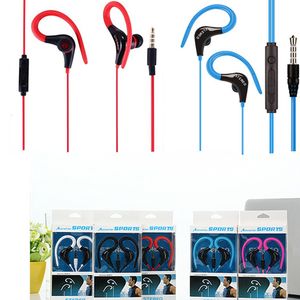 3,5mm spor kulaklık kulaklıklar kulakta SF-878 Gürültü İptal Etme Kulaklığını Mikrook ile Koşu Kablolu Kablolu Kablolu Kablolu Kulaklıklar için iPhone Samsung Akıllı Telefonlar