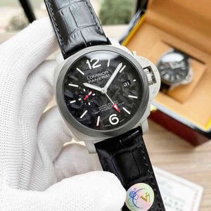 Designer Watch Mens Fine Steel 316 Calf Leather Strap Mineral Proof Mirrorpaner Watch Ddx4