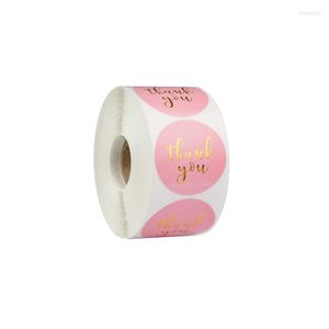 Wrap regalo pezzi etichette rotonde grazie adesivi per le scatole delle carte di nozze scatole di torta sigilla