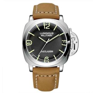 Designer Watch Mens Automatic Mechanical Leather Strap Waterproof Wristwatch Luxury Watches