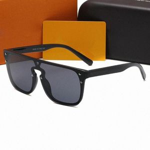 Großhandel Modedesigner-Sonnenbrillen Original-Brillen für Damen Herren Polarisierte Outdoor-Sonnenbrillen PC-Rahmen Klassische Damenspiegel für Damen und Herren Gla o06k #