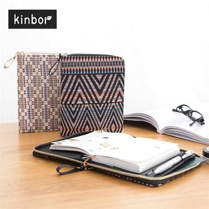 Блокнот Кинбор Многофункциональный A6 Zipper Handccount Notebook Retro Self-Selling Planner Notebook Journal 220914